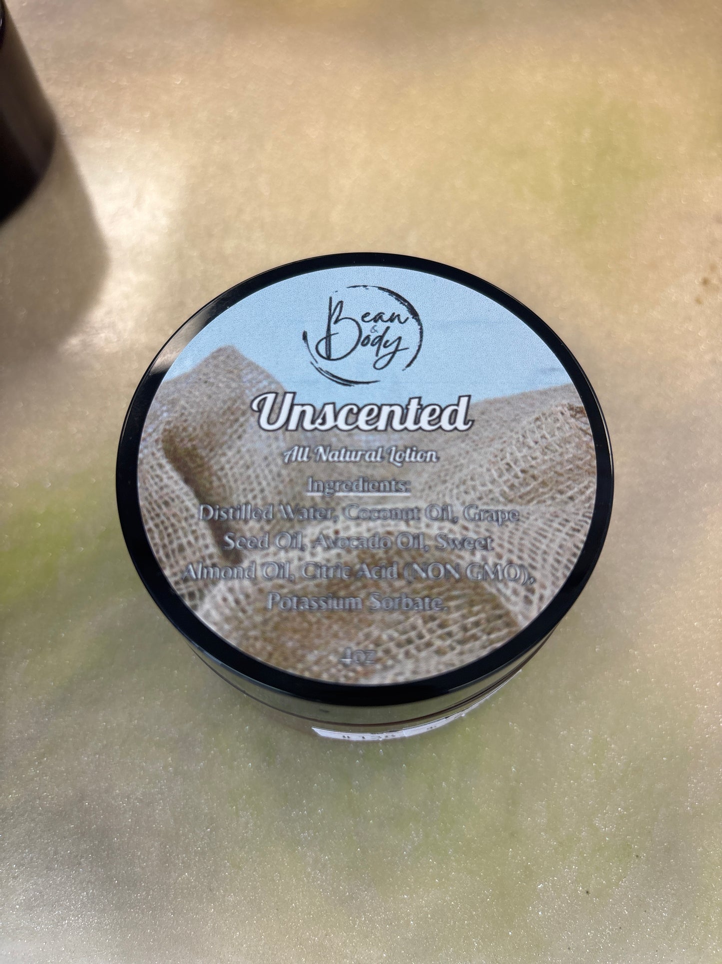 All natural lotion