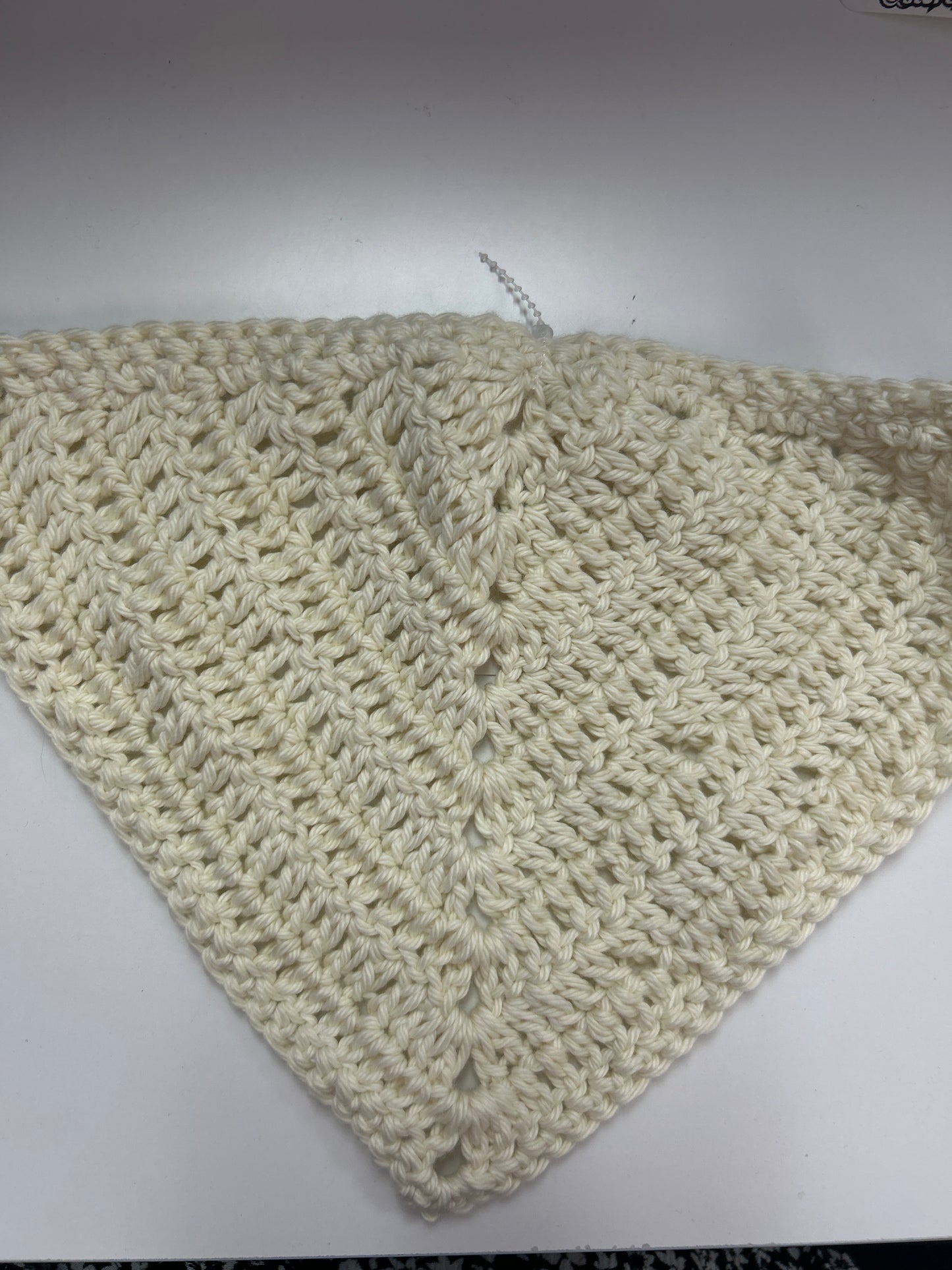 Crotchet hair bandana