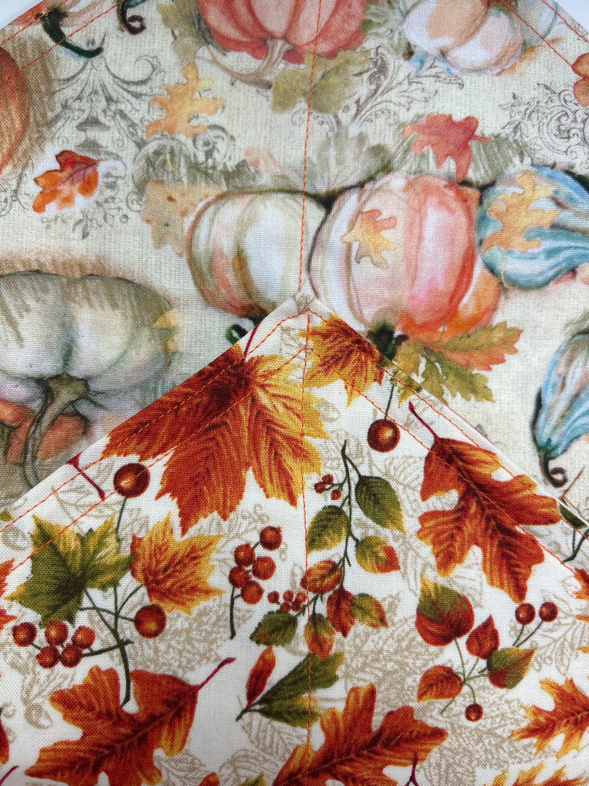 Reversible Table Runner Handmade by Granny’s Hands