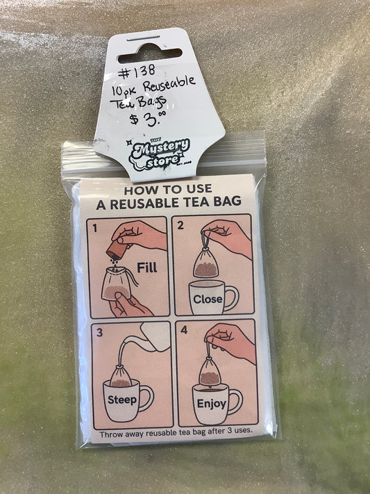 10pck Reusable Tea Bags