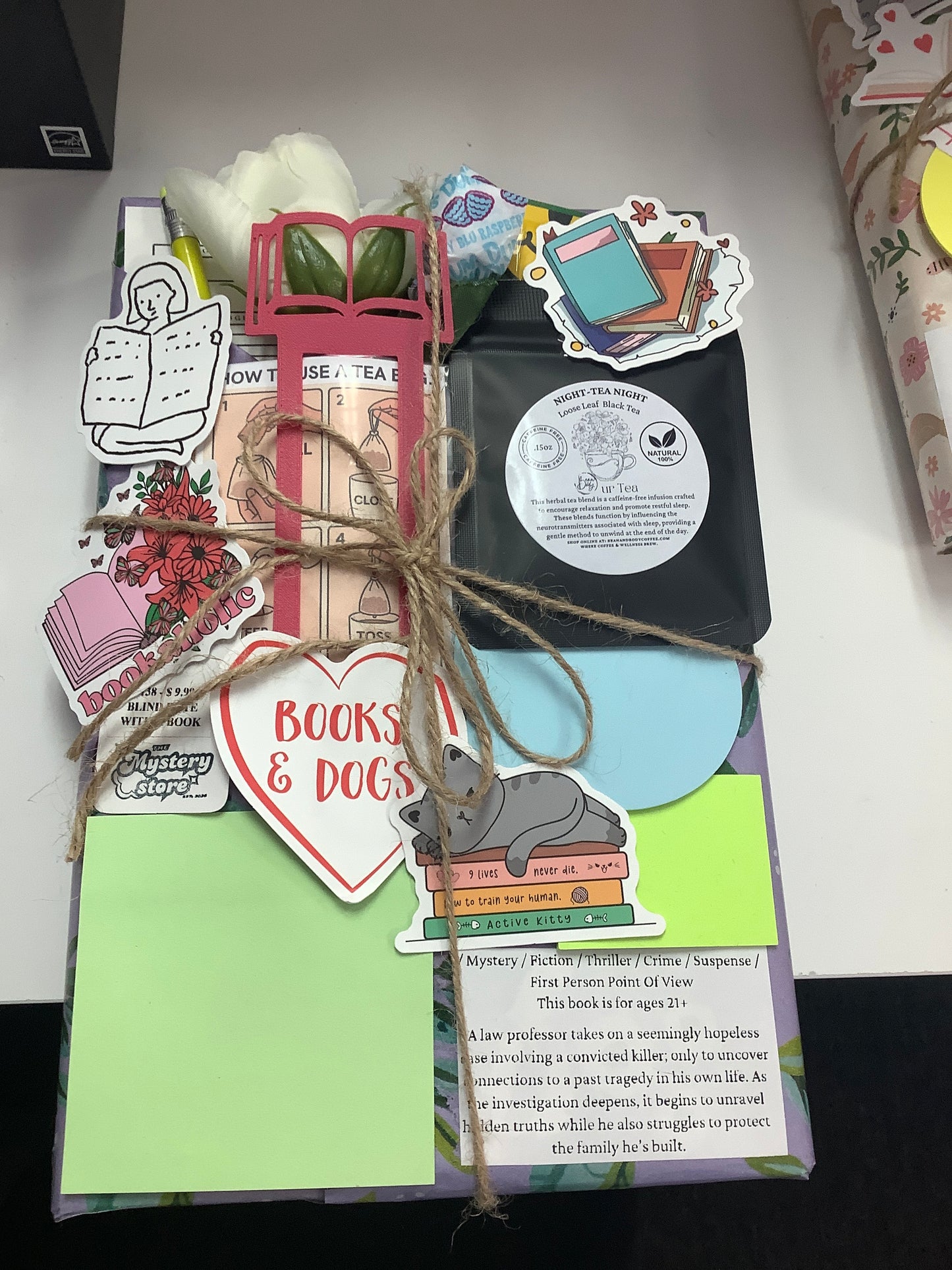 Blind date with a book- mystery, fiction
