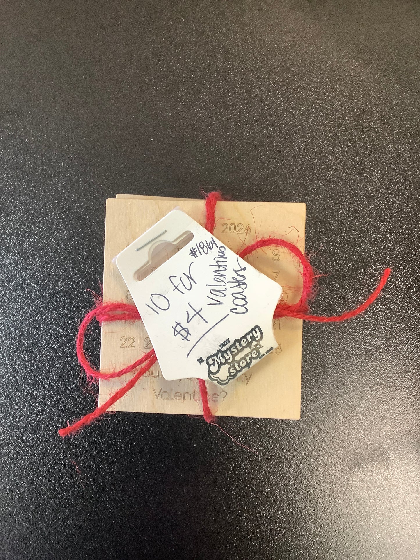 10 pk Valentines Coaster (Square)