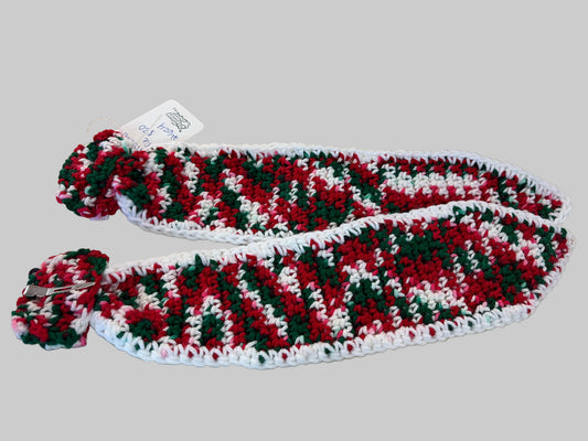 Crochet Christmas tie (clip on)