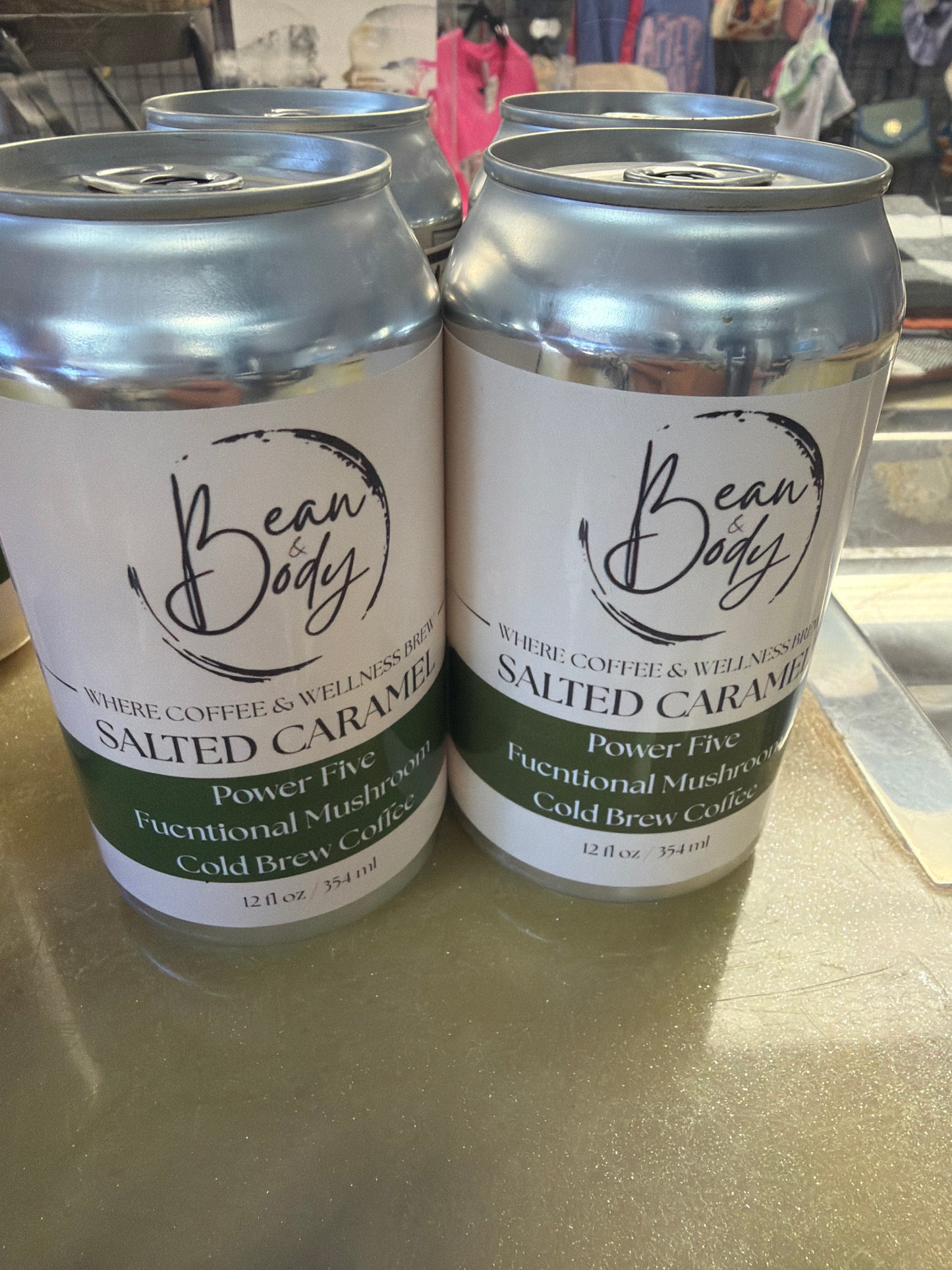 Functional Mushroom cold brew coffee can 12 oz