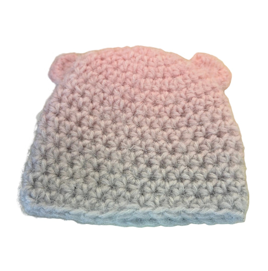 Patricia Malec handmade crochet bear hat ￼