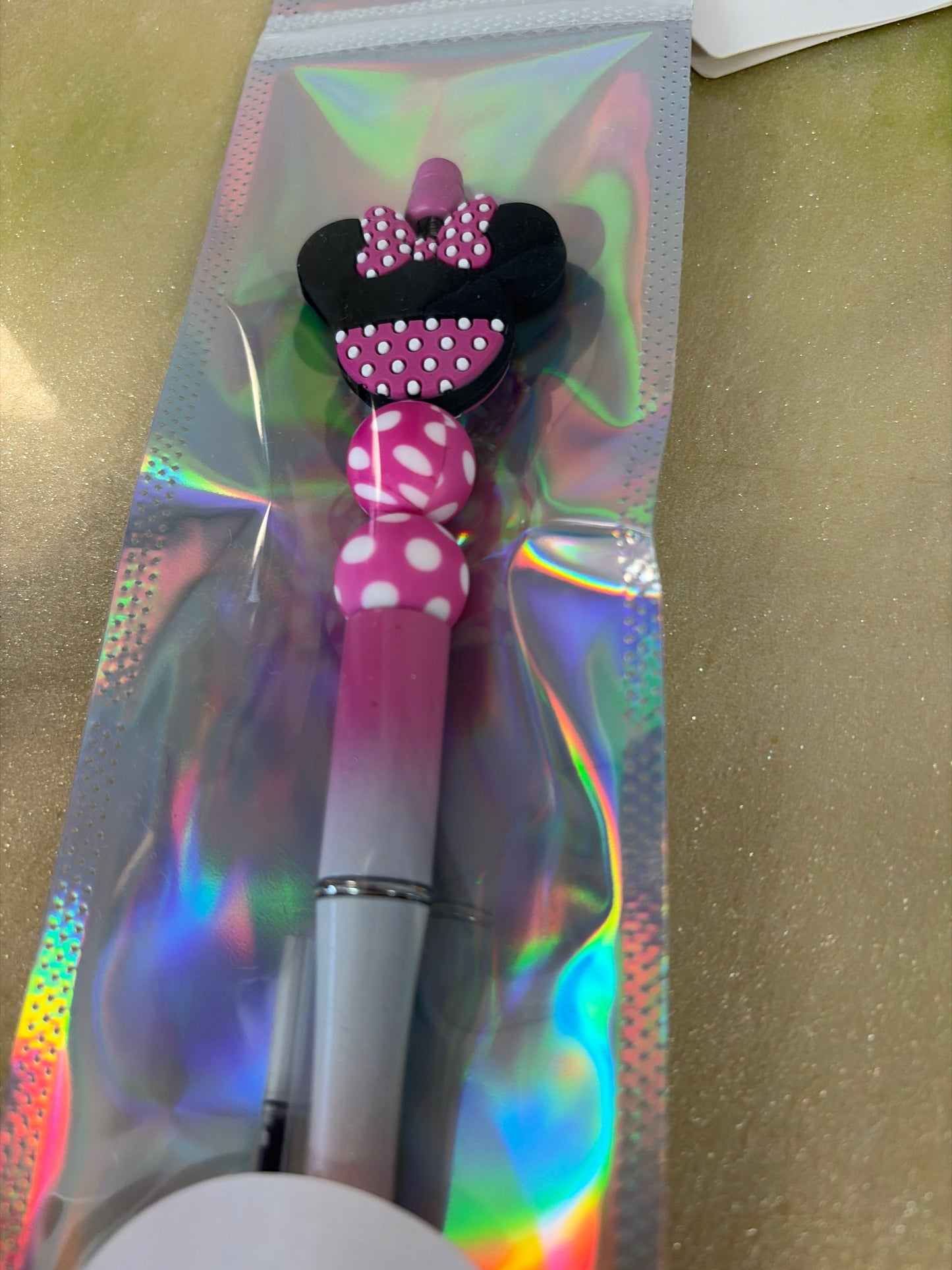 Beaded pen