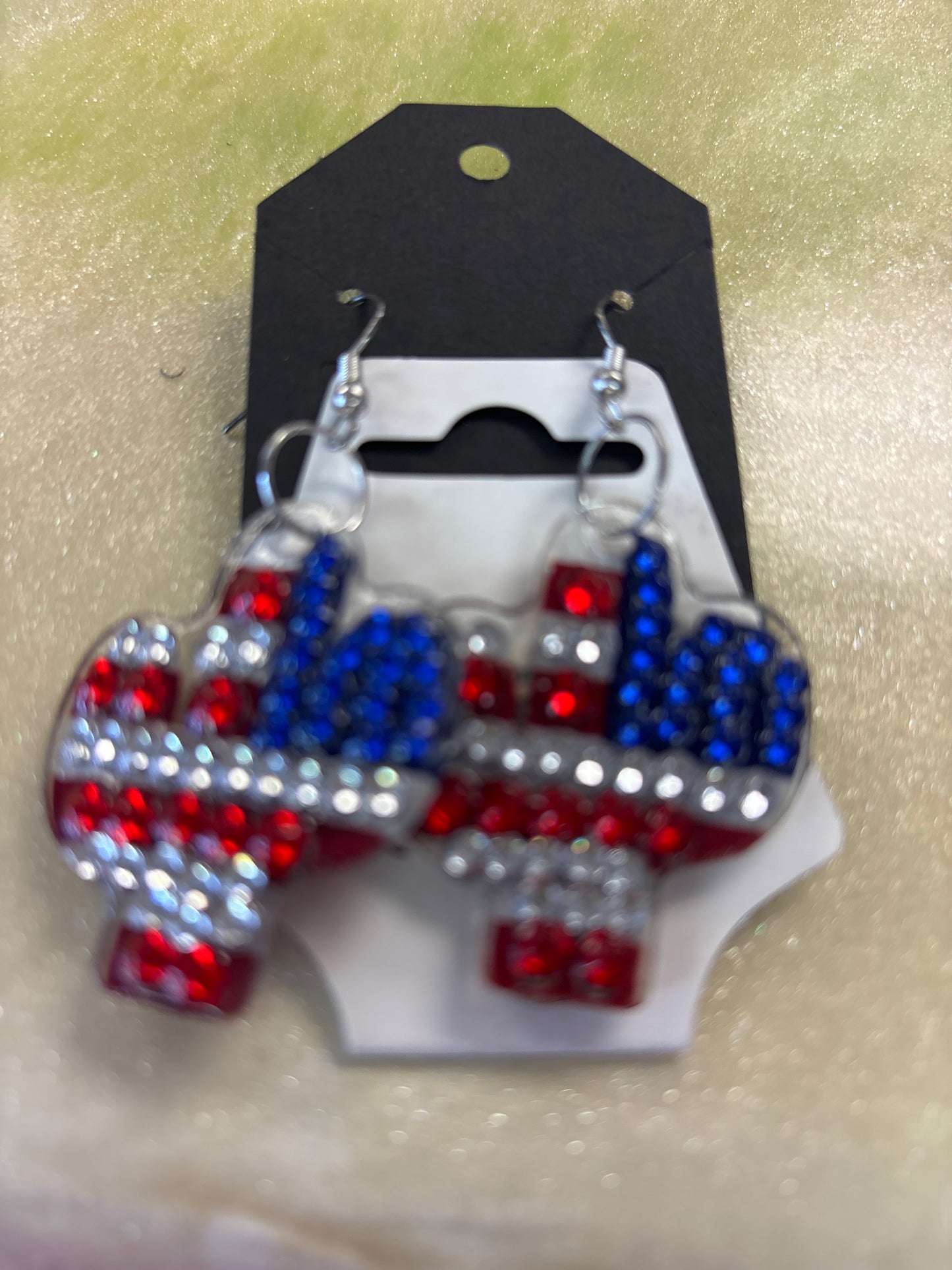 Diamond art earrings