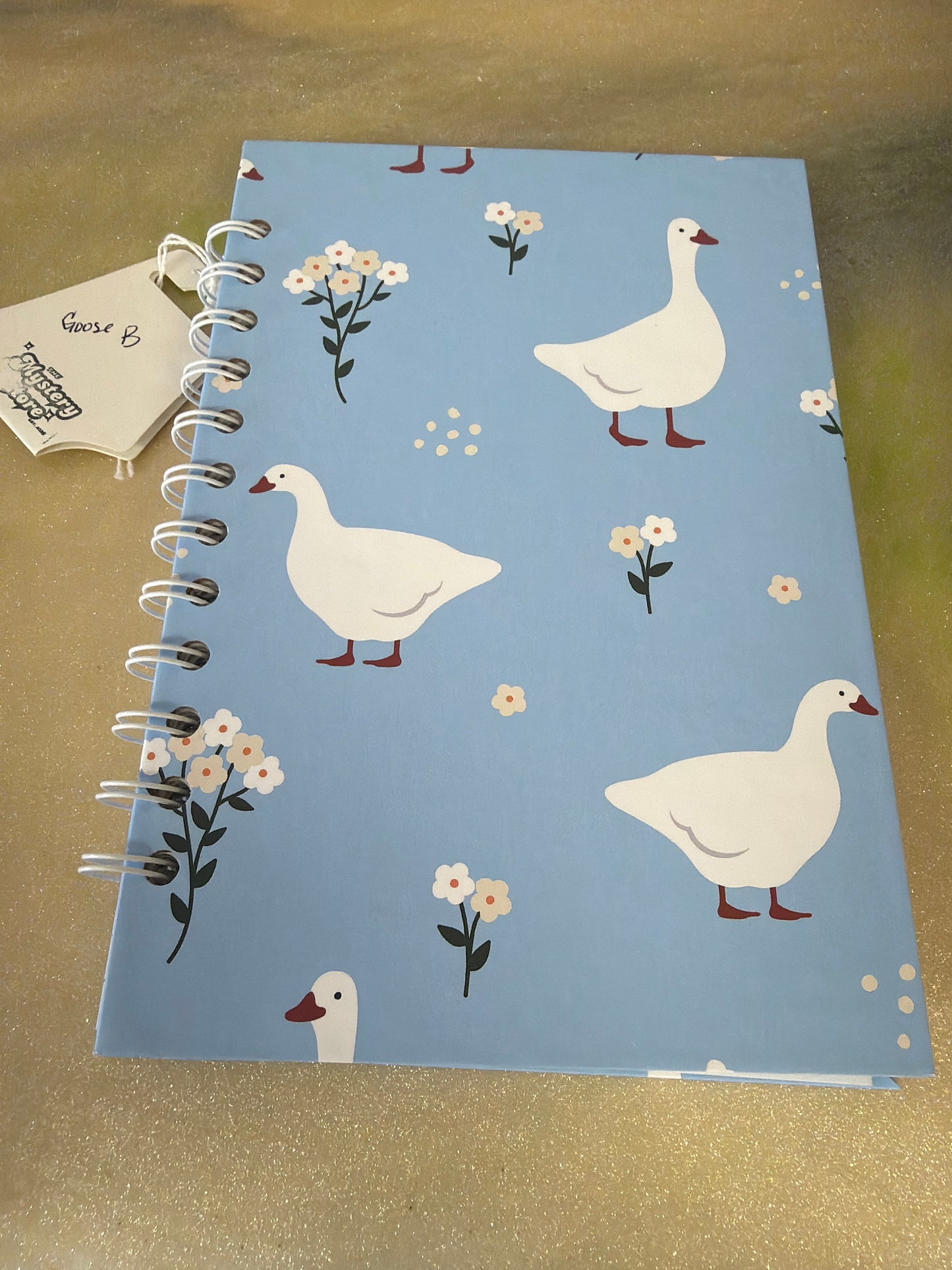 Handmade spiral notebook