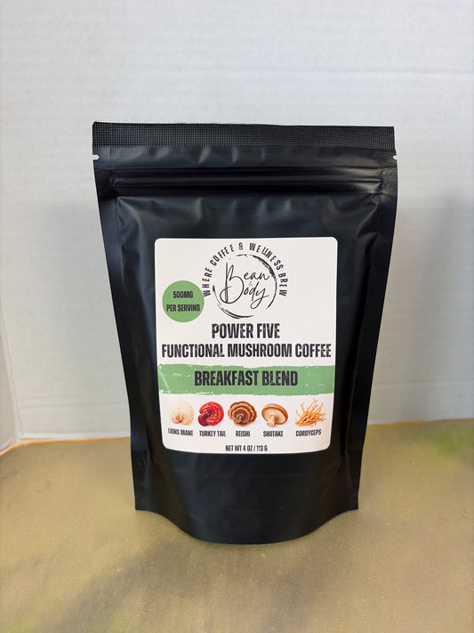 4oz functional mushroom coffee