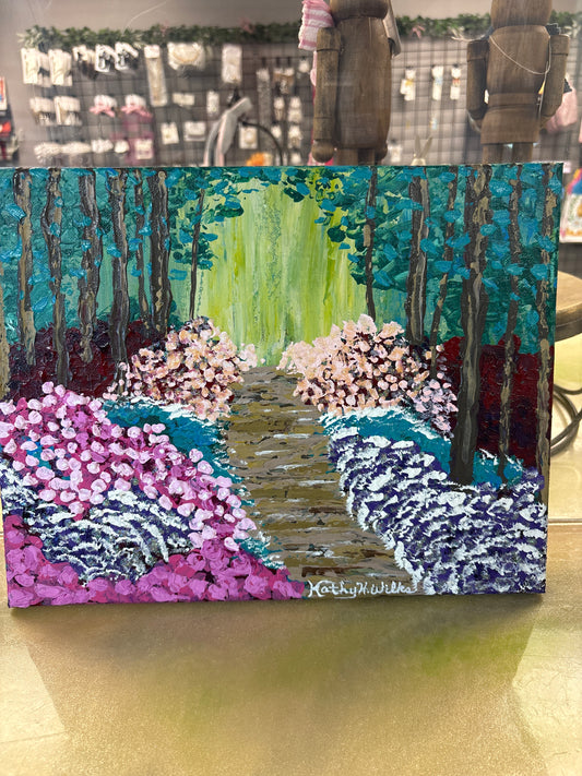 Impasto Garden Path