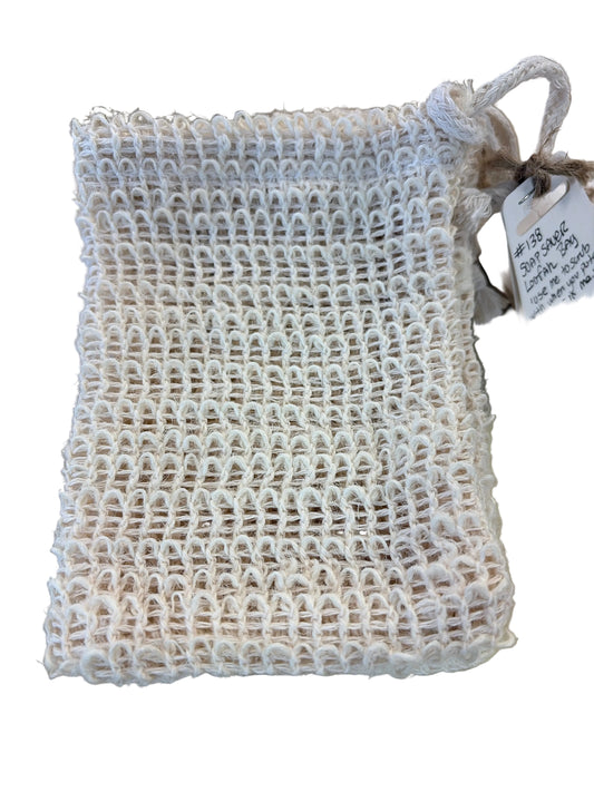 Soap saver loofah bag