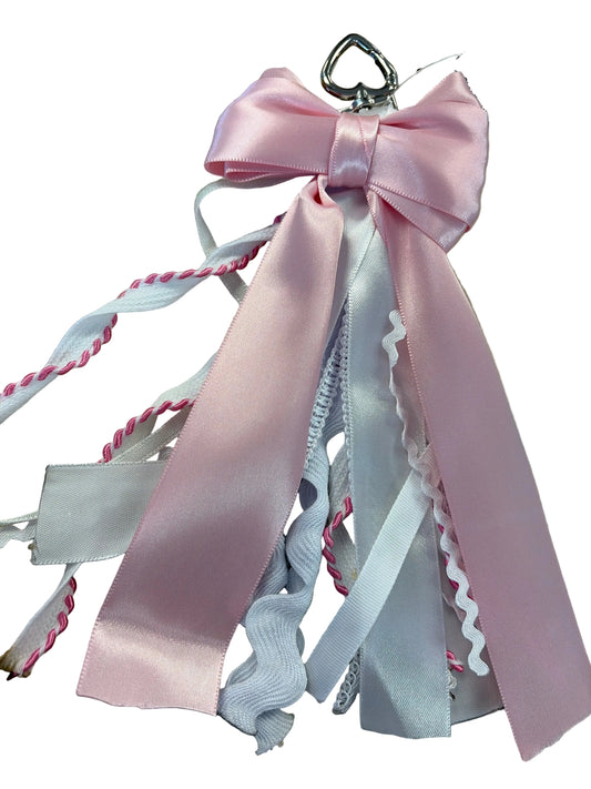 Ribbon bagtag/keychain