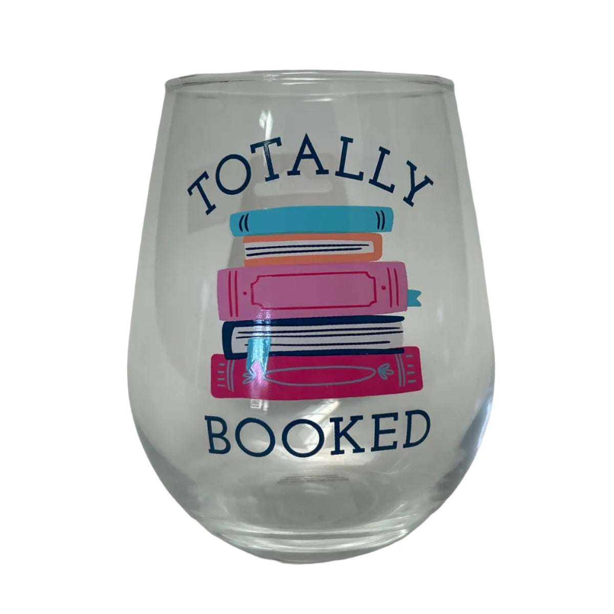 Bookish Wine Glass