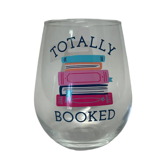 Bookish Wine Glass
