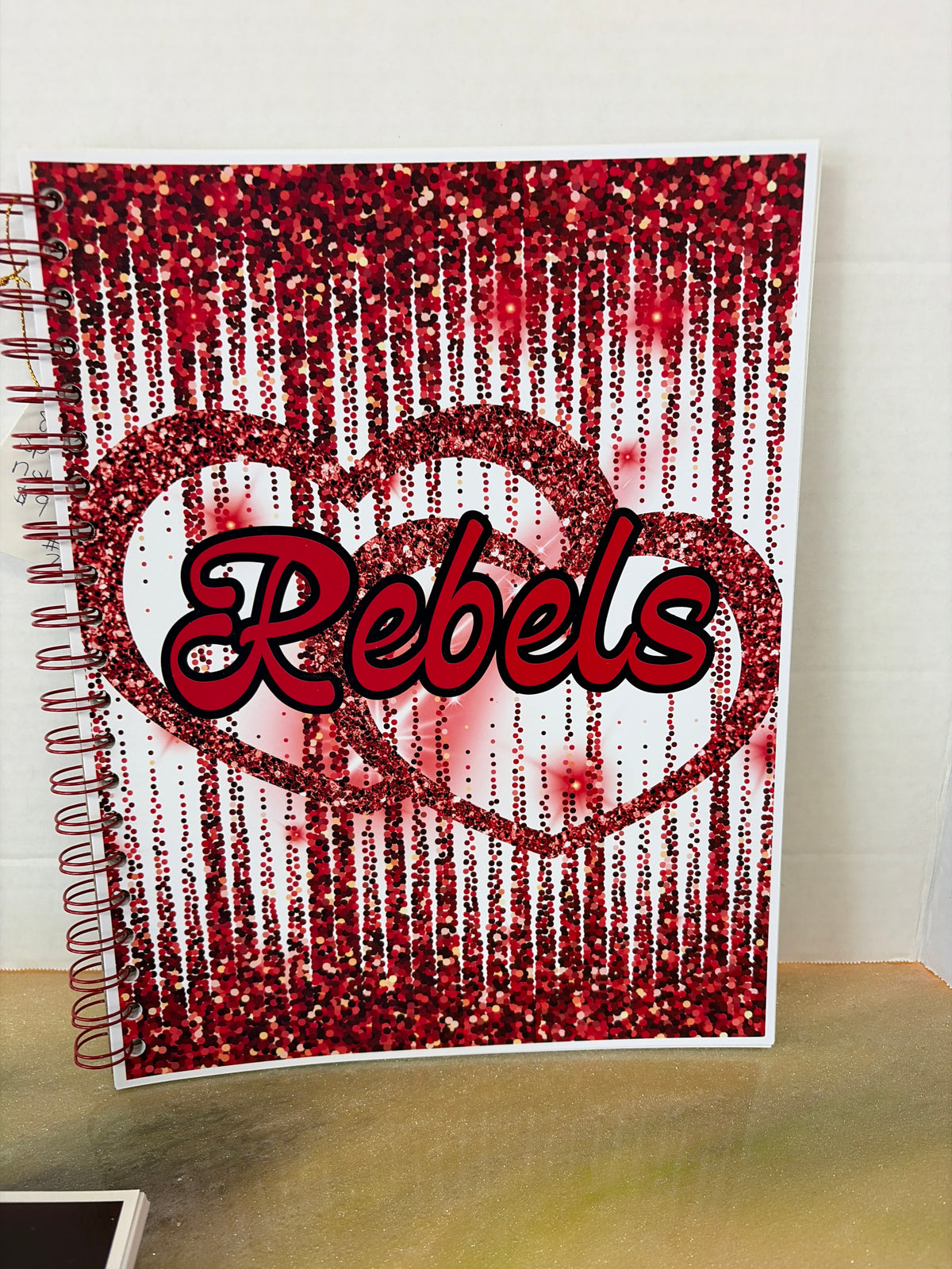 8.5x11 handmade spiral notebook