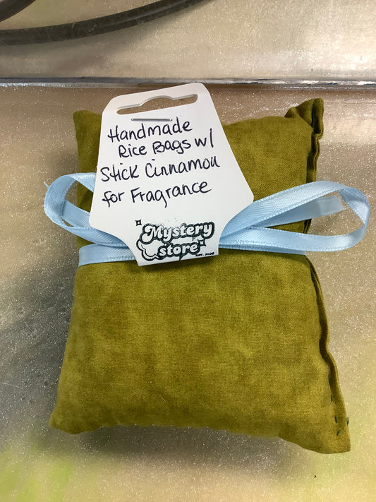 Handmade rice bag w cinnamon stick
