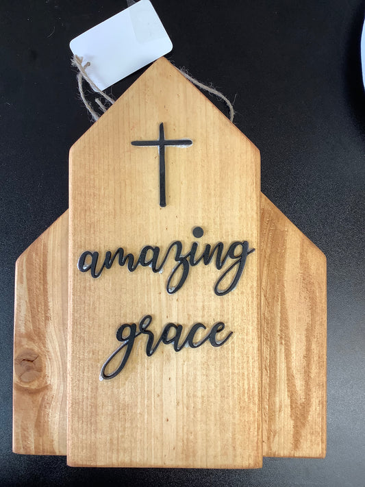 Amazing Grace Wood Art