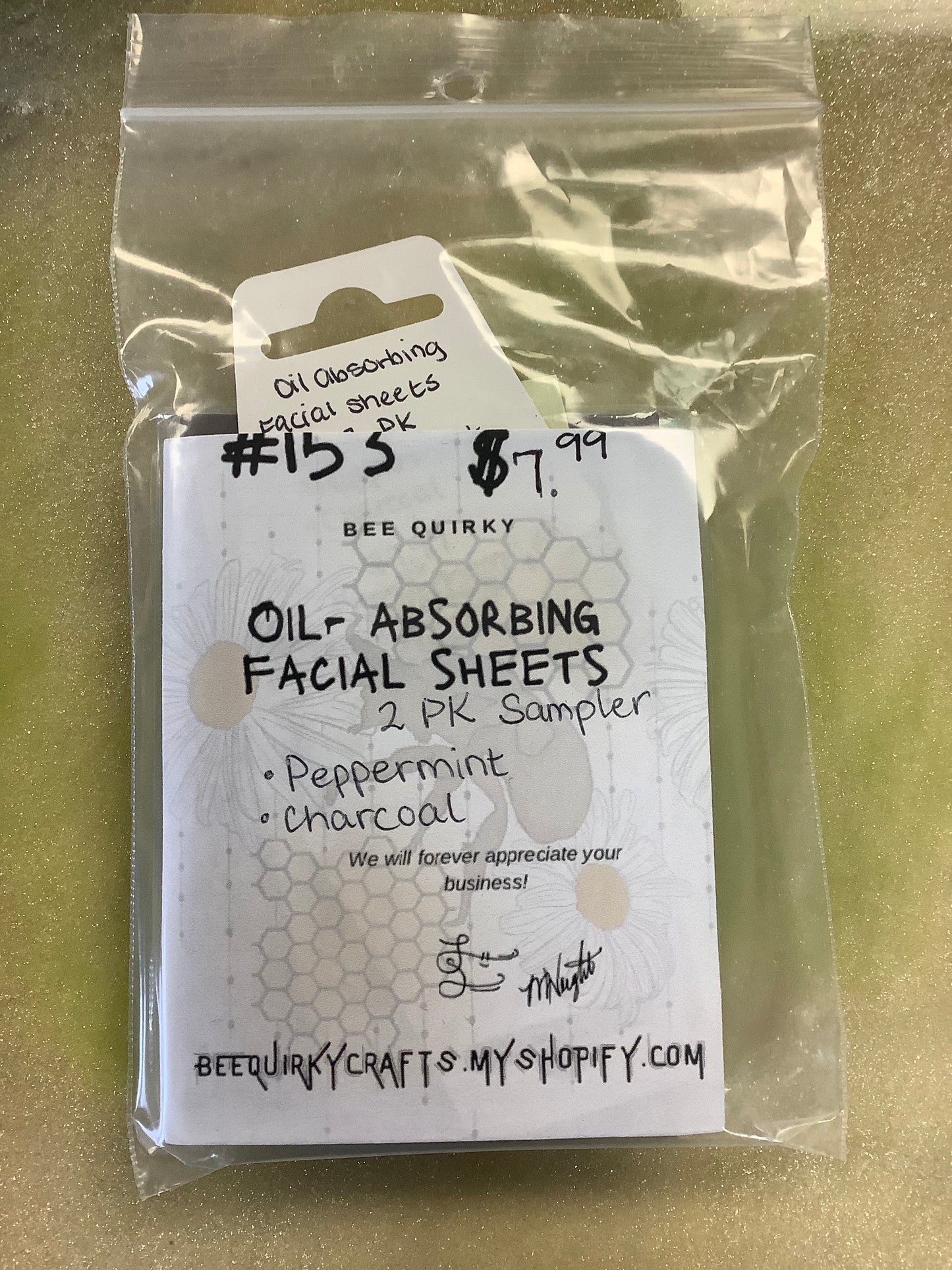 Oil Absorbing Facial Sheets