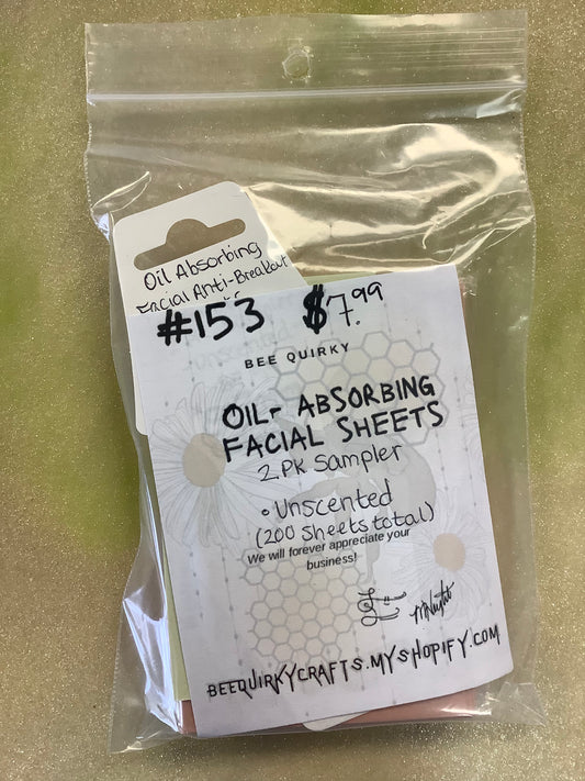 Oil Absorbing Facial Sheets