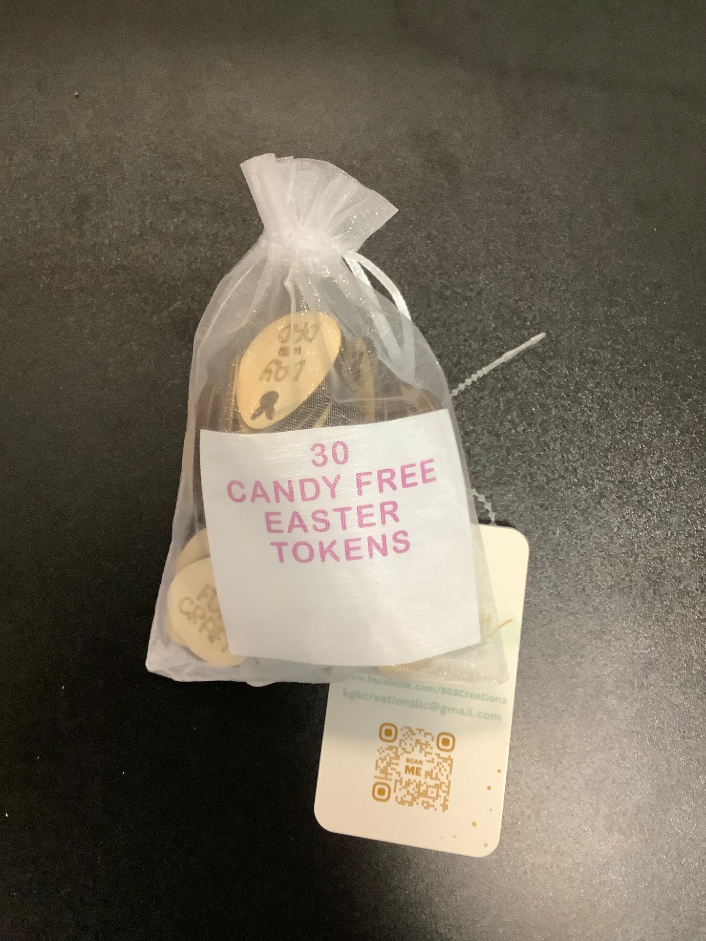 Candy Free Easter Egg Tokens