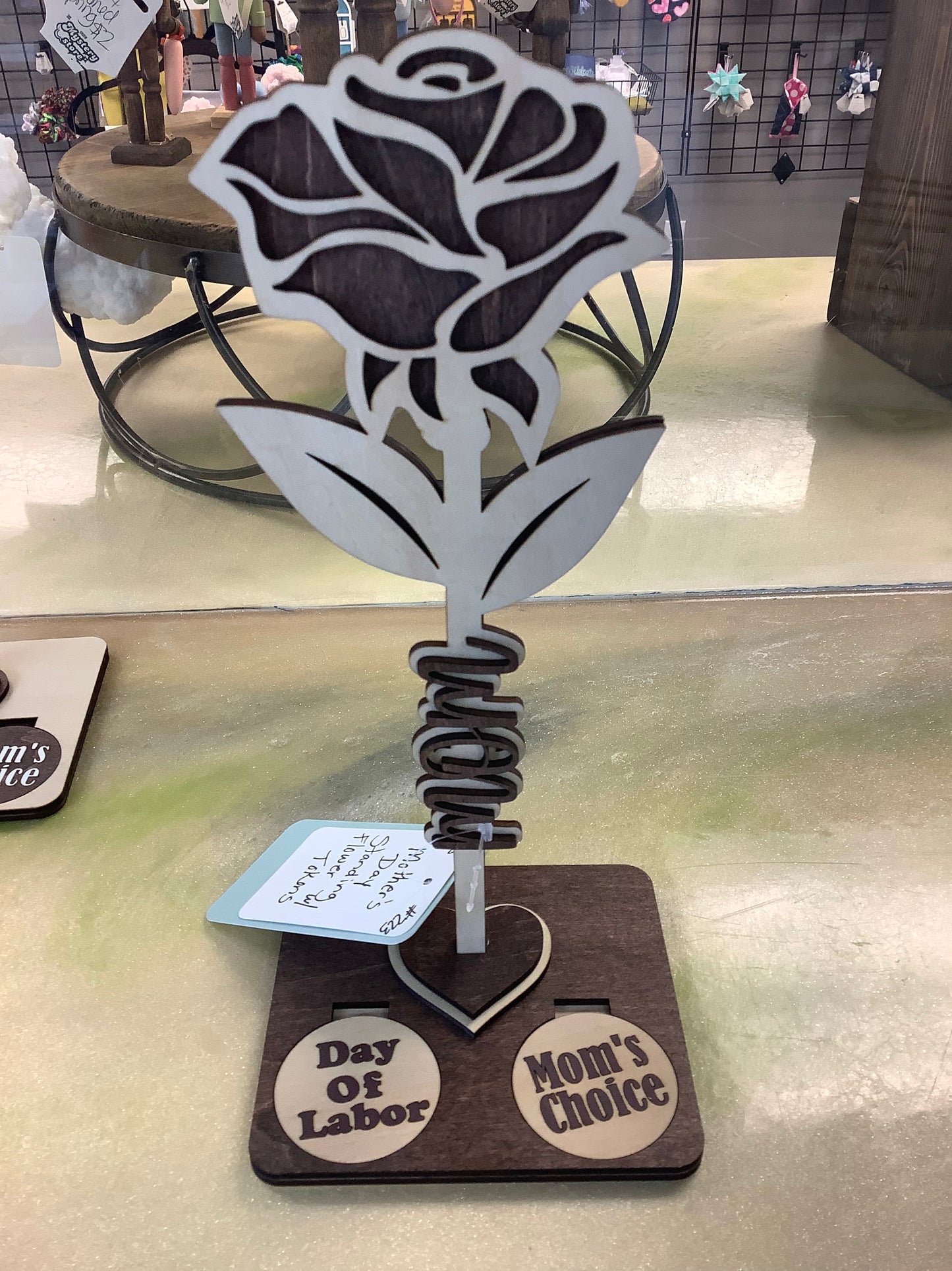 Mothers Day Flower with Tokens