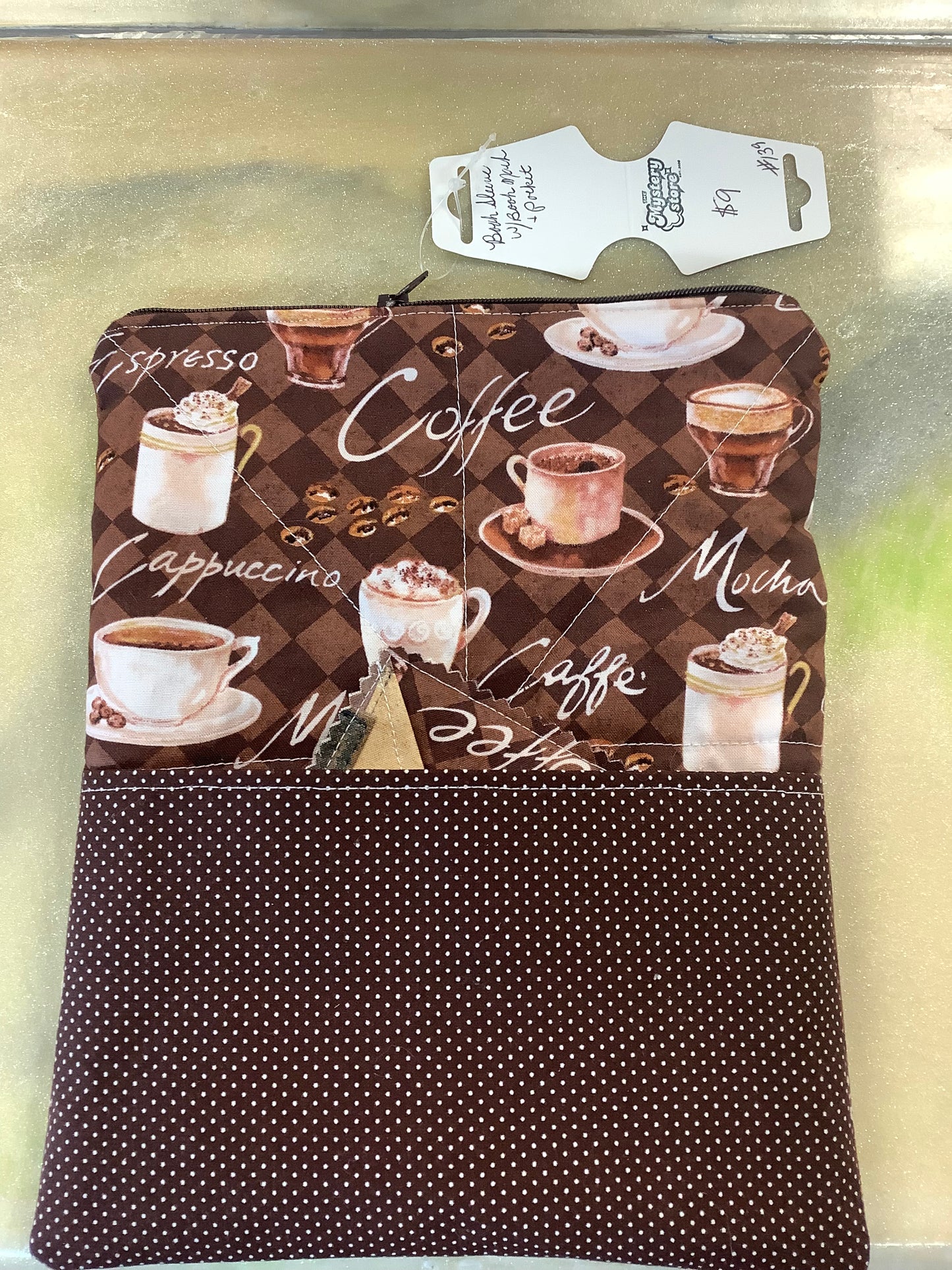 Book Sleeve w/Bookmark and pocket