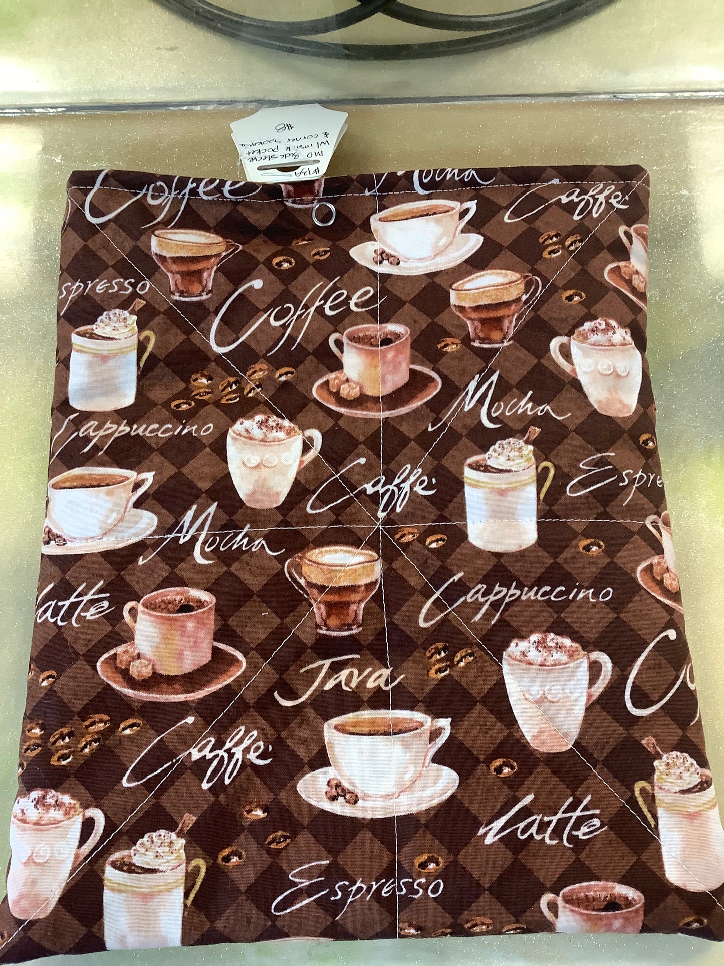 Book Sleeve w/Bookmark and pocket