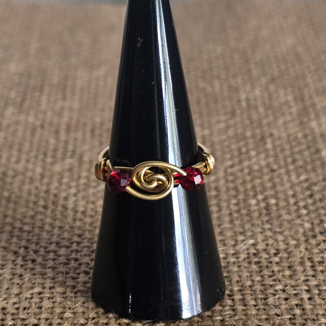 Mel’s Tangled Willow Copper Wire Rings