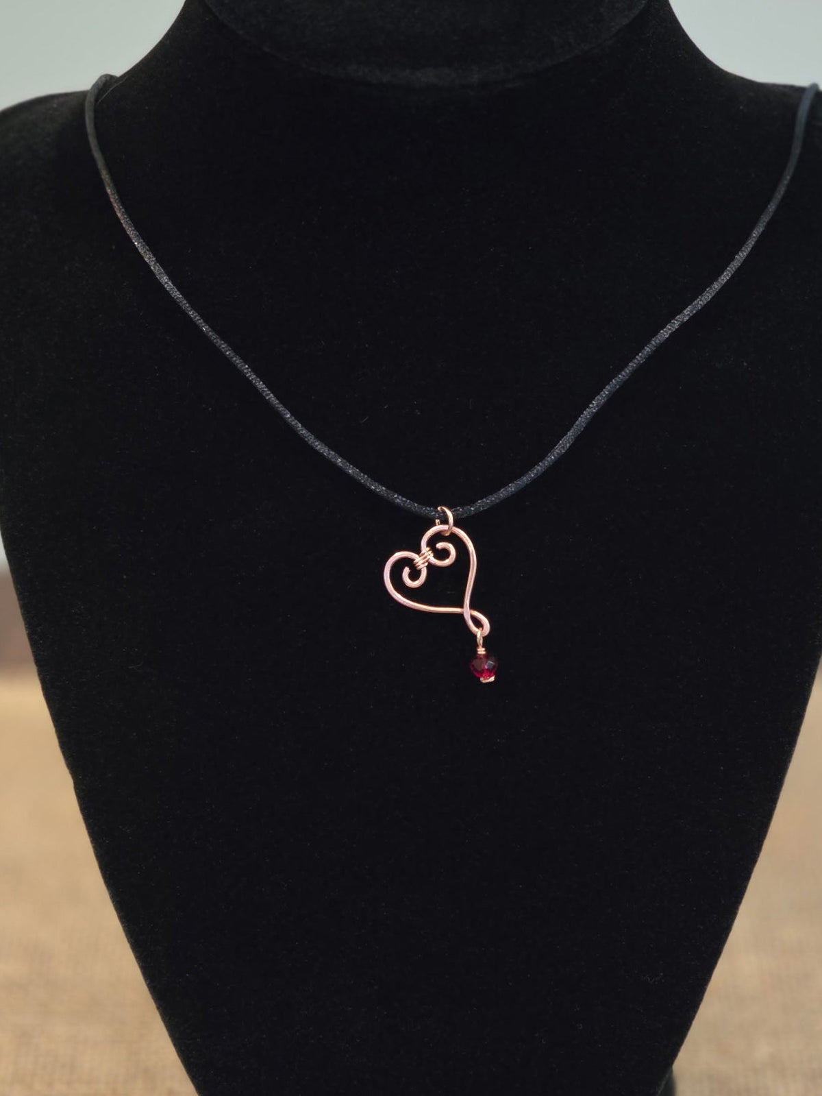 Mel’s Tangled Willow Copper Wire Wrapped Pendant