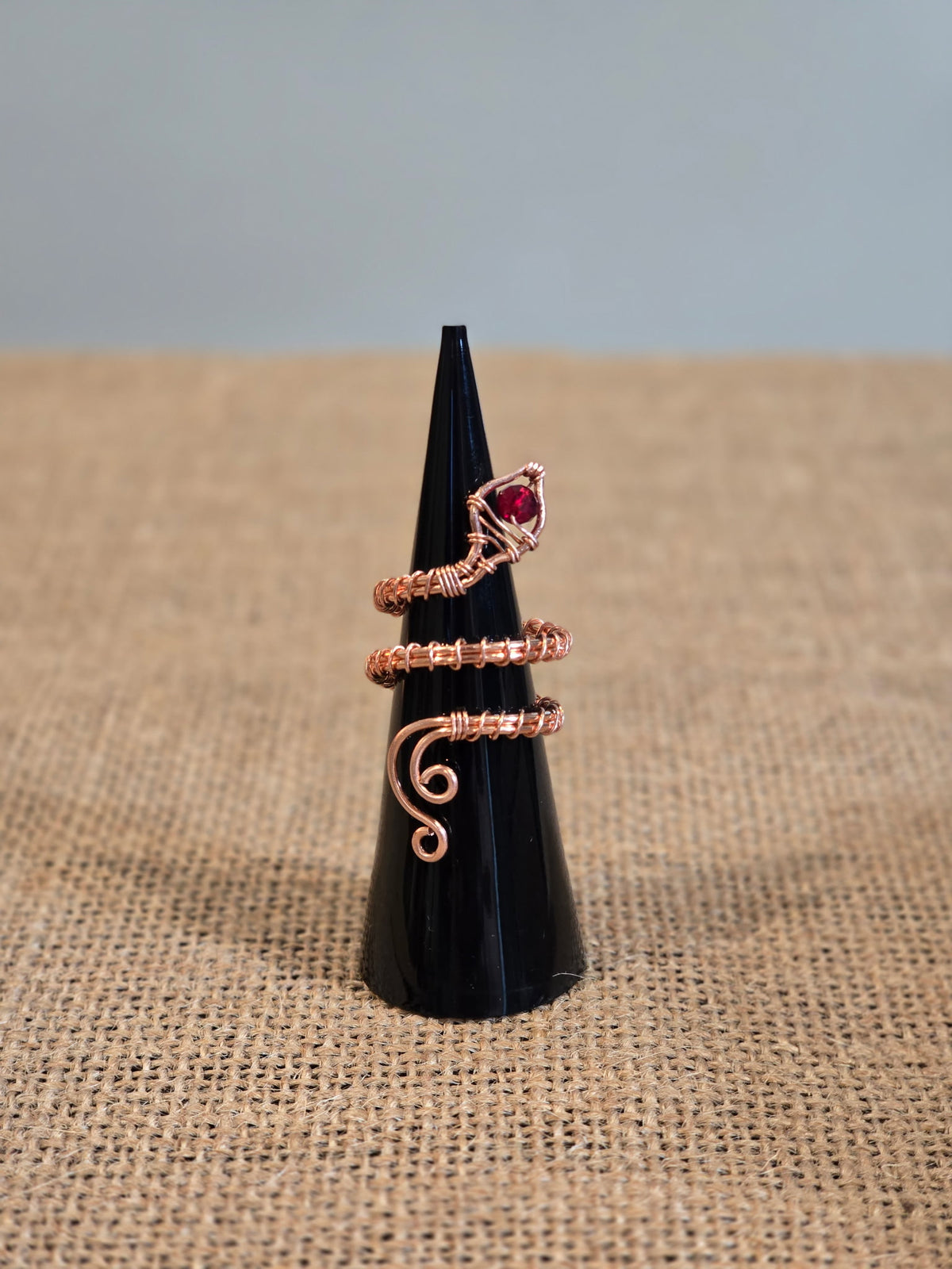 Mel’s Tangled Willow Copper Wire Snake Rings