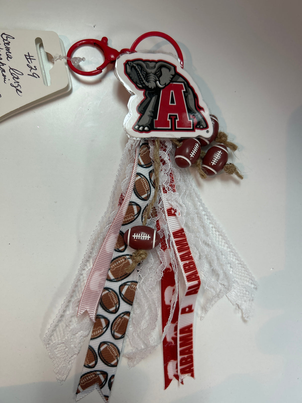 Football Tassel Keychain