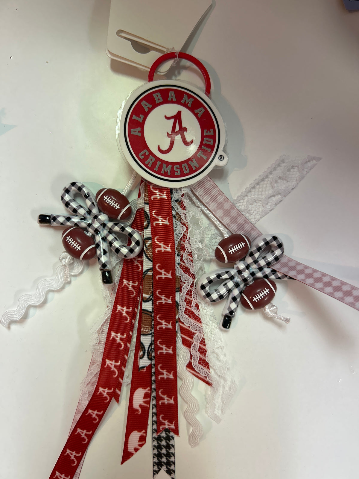 Football Tassel Keychain