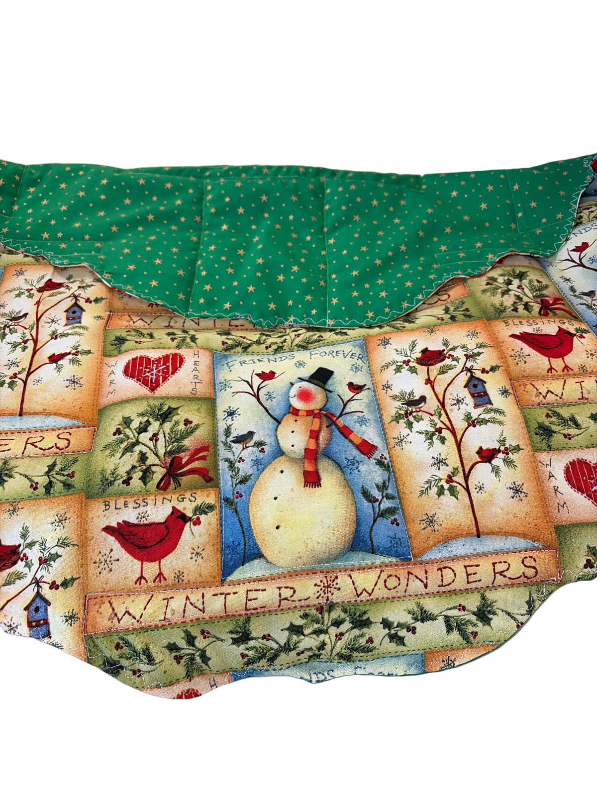 Winter wonders table centerpiece- reversible