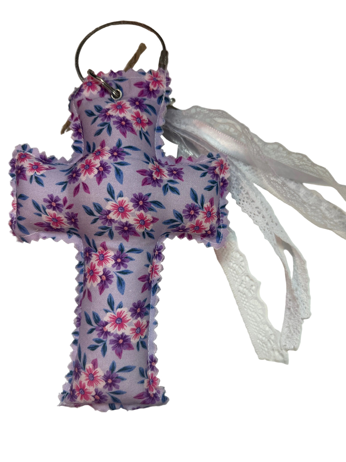 Puff Cross Bag Charm
