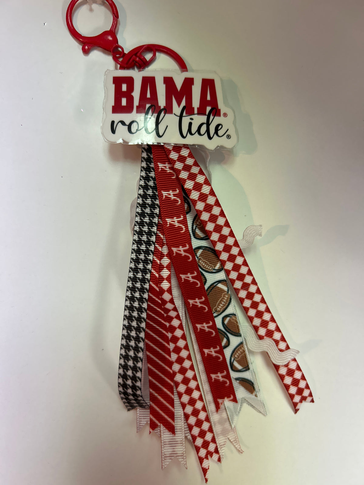 Football Tassel Keychain