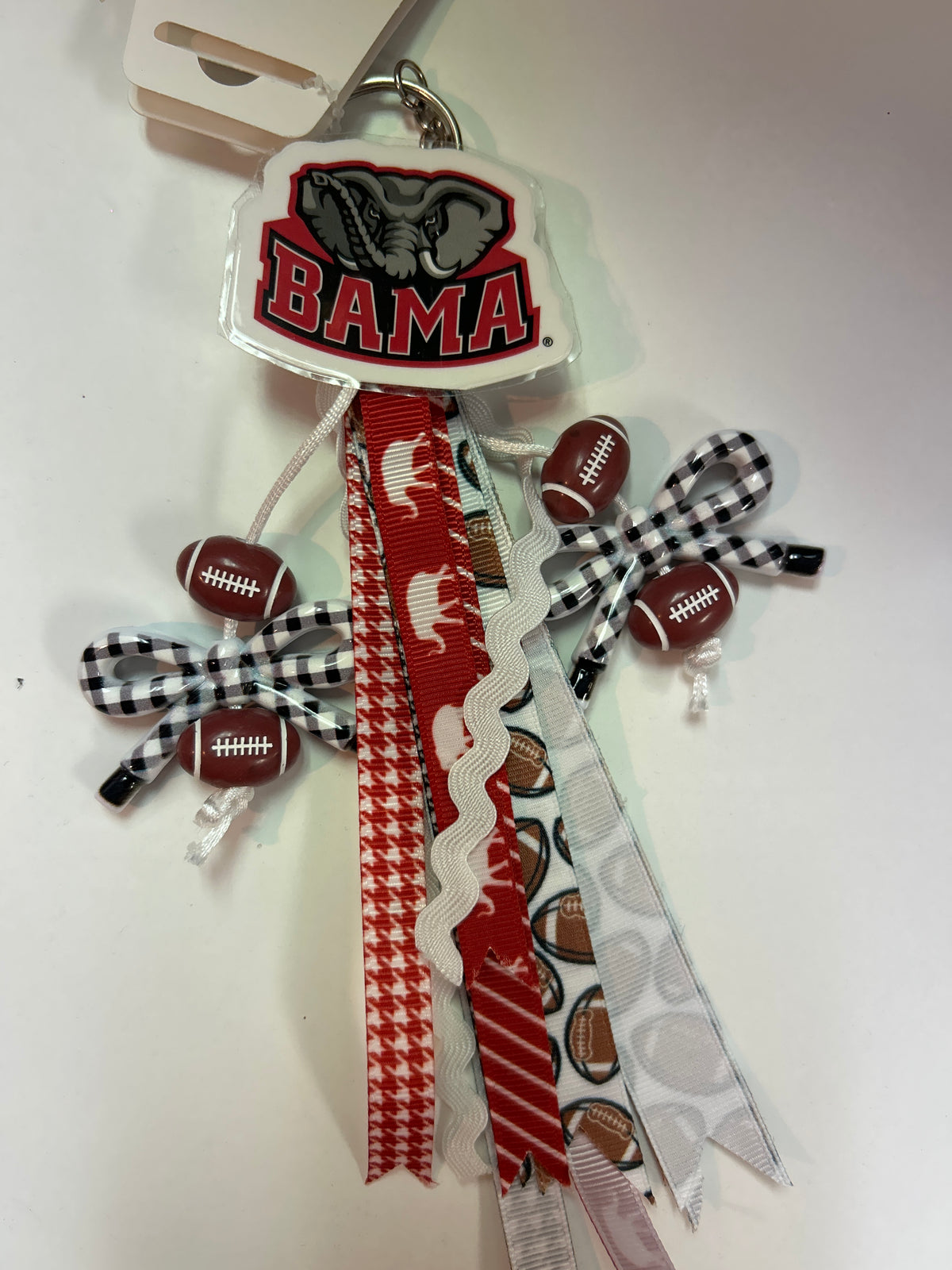 Football Tassel Keychain
