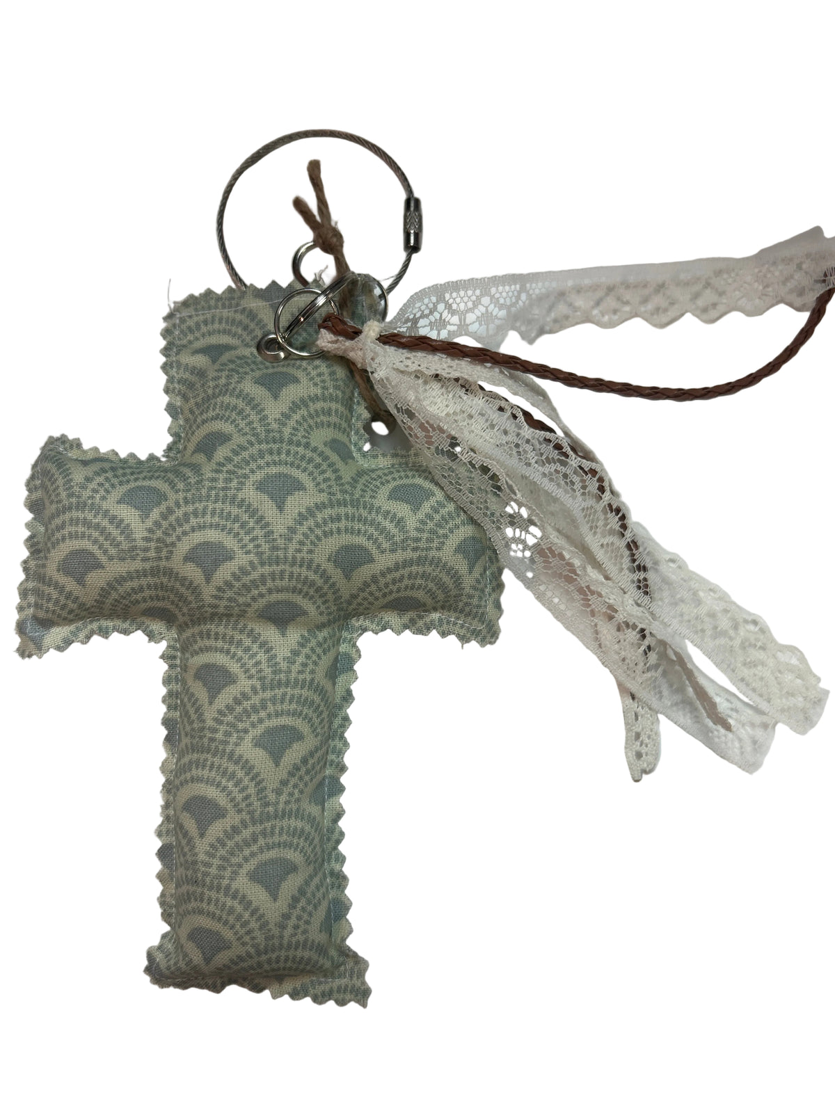 Puff Cross Bag Charm
