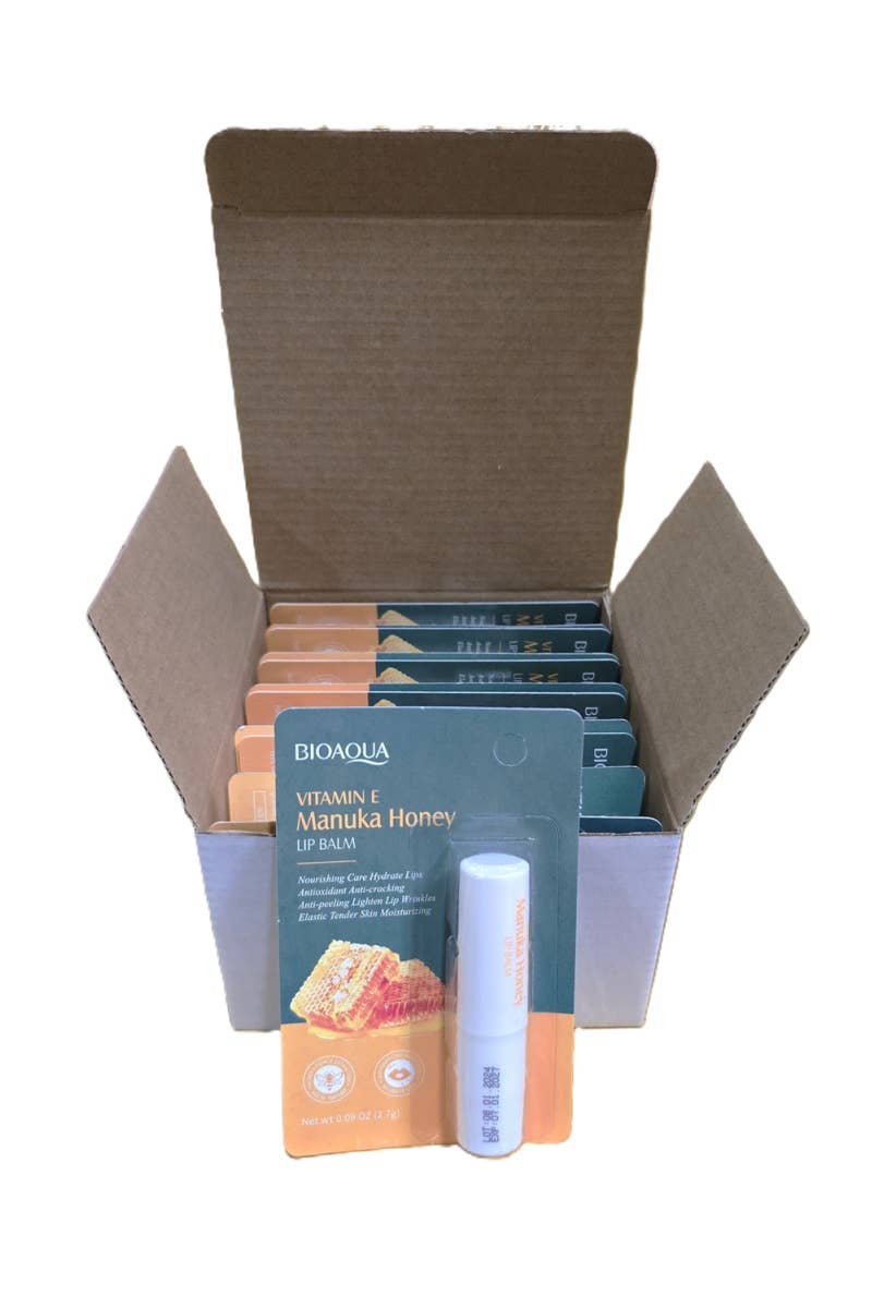 `.Manuka Honey Lip Balm Vitamin E: WHITE-166386 / OS