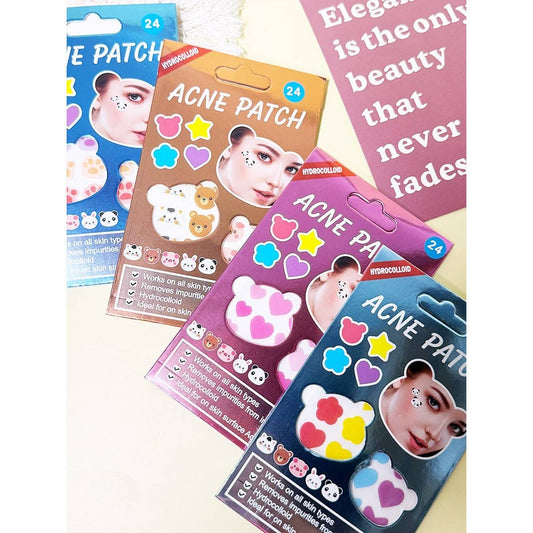 Variety of Adorable Acne Patch: Assorted Color / ONE SIZE