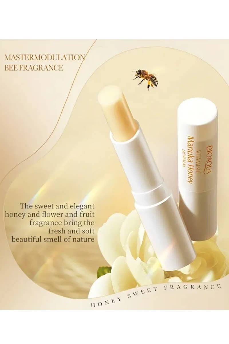 `.Manuka Honey Lip Balm Vitamin E: WHITE-166386 / OS
